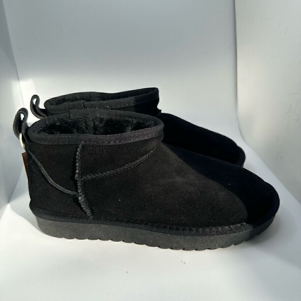 CUSHIONAIRE Women's pull on boot 8 BLACK